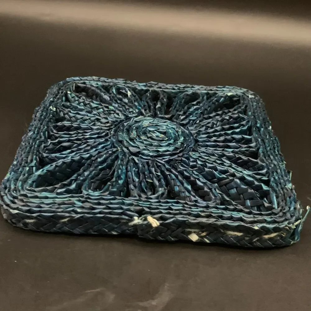 Vintage Woven Square Hot Pad Trivet